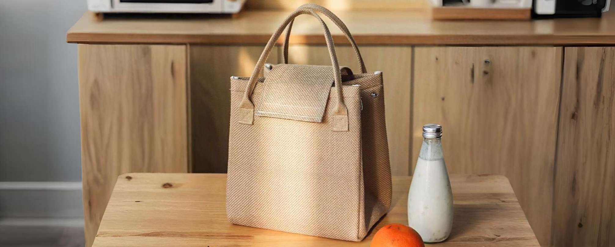 Eco-friendly reusable lunch box bag