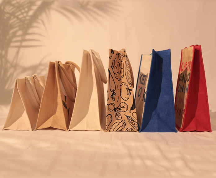Kelvin ecopack jute shopper bag