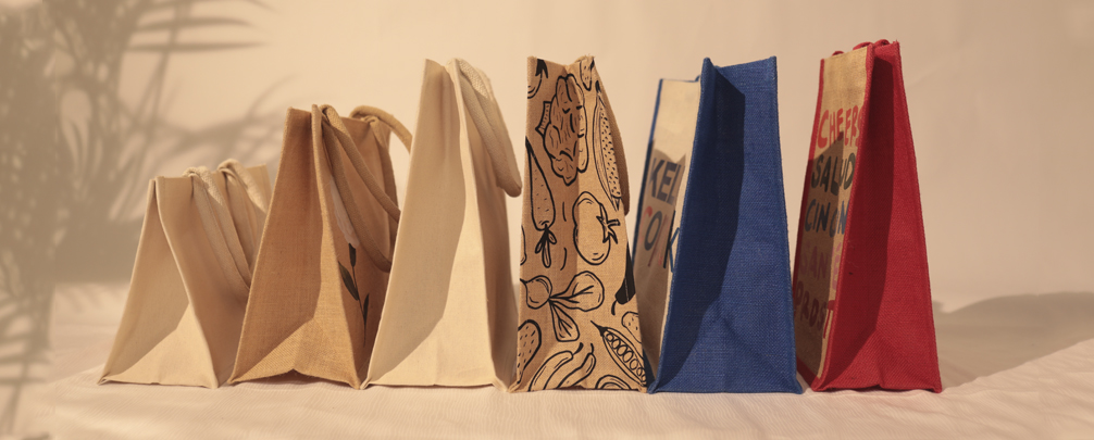 Kelvin ecopack jute shopper bag
