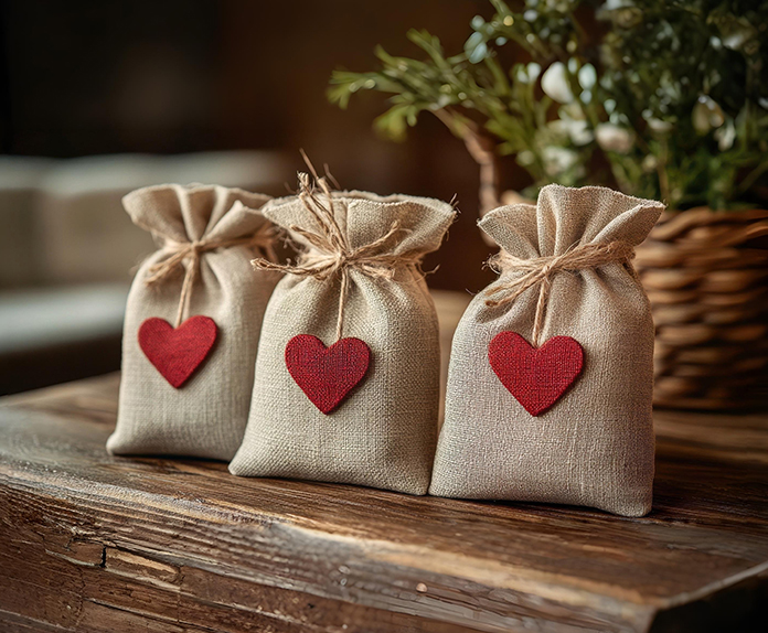 Elegant eco-friendly gifting pouches