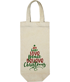 Christmas Wine Bag