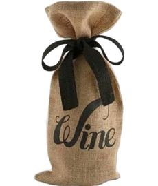 Jute Wine Pouch