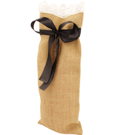 Jute Wine Pouch