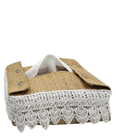 Jute Tissue Box