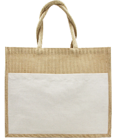 Jute & Cotton Shopper Bag
